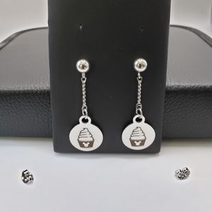 "Mouse Sweet Treats" Pendulum Post Earrings